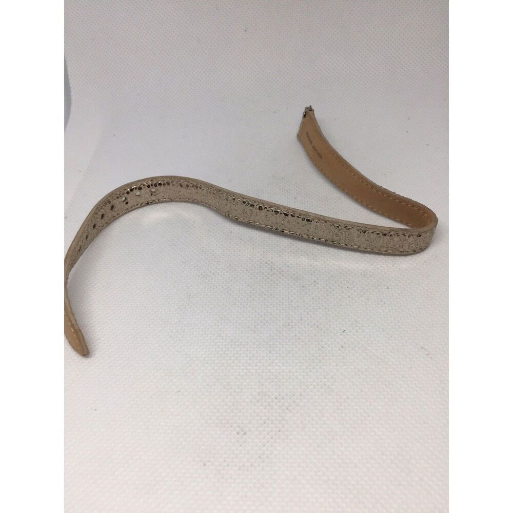 Fossil Gold Leather Watch Band Strap Bracelet 14mm -G57